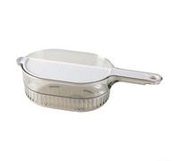 Taomi Bol passoire à riz pour ustensiles de cuisine Artifact Cook - PET + ABS multifonction nettoyeur de grains et égouttoir à fruits avec base antidérapante