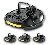 TAP JACK Pack De 4 Tapettes À Rats Et Souris XXL Pour Capture Rapide - Puissant Piège De Grande Taille Contre Nuisible - Simple Et Efficace - Sans Poison, ni Produit Chimique - Réutilisable et Durable