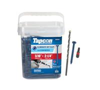 Tapcon 28560 Lot de 225 ancrages à béton à tête de bugle Bleu 3/16 x 2-1/4