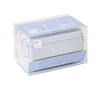 Tape Roll Sticky Note Multipurpose Strong Adhesion Pull Out Portable Roller Sticky Notes for Fridge Messages Office Home School (Grid Pattern)