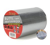 TAPEBEAR Butyle en Étanche Ruban 150mm x 5m, Adhésif Ruban Butyle Correctifs Imperméables de Réparation pour fuite de toit, fissure de surface, écart de rebord de fenêtre, rupture de tuyau