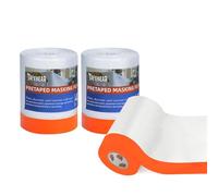 TAPEBEAR Film masquage pré-adhésif 550mm x 27m - 3 Rouleaux - Protection