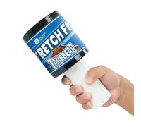 TAPEBEAR Film stretch noir industriel 100mm x 305m - 60 Gauge - Pour protection
