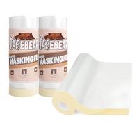 TAPEBEAR Masker Avec Ruban De Masquage, 1400mm x 27M Transparente Film