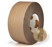 TAPEBEAR Ruban Adhésif à Eau Ruban Kraft Renforcé Fibres 50mm x 50m