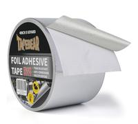 TAPEBEAR Ruban Adhésif En Aluminium Renforcé, Ruban Adhésif En En Fibre De Verre, Bande Haute Températures, Résister à 80°C à 100°C，Pour Réparation, 4inch X 65yard, Argent