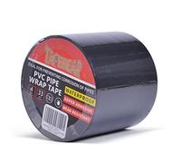 TAPEBEAR Ruban Adhésif En PVC Noir Contre La Corrosion, Ruban Adhésif étanche, Protection De Tuyau, Pour La Protection Tuyau De Vidange Et Conduite D'eau Souterraine, 4inch X 33yard