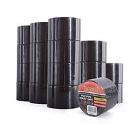 TAPEBEAR Ruban Adhésif En PVC Noir Contre La Corrosion, Ruban Adhésif étanche, Protection Enroulement De Tuyau, Pour La Protection Tuyau, 3inch X 33yard,18Rouleaux