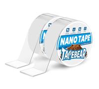TAPEBEAR Ruban adhésif nano 50 mm x 3 m, double face, réutilisable