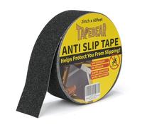 TAPEBEAR Ruban antidérapant à forte adhérence 2 po x 60 pi, ruban de sécurité étanche ultra résistant pour marches, escaliers et girons intérieurs et extérieurs, adhérence forte