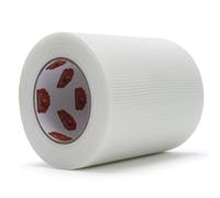 TAPEBEAR Ruban de Fibre de Verre 15cm x 45m, Ruban Autoadhésif pour Réparation Placoplâtre, Réparation de Trous Fissures Plafond et Joints Murs, Pour Plaque de Plâtre