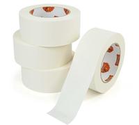 TAPEBEAR Ruban kraft écologique 50mmx50m-4 Rouleaux-Adhésif d'emballage blanc