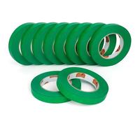 TAPEBEAR Vert Ruban de Masquage 18mm x 55m, 10x Adhésif pour les travaux