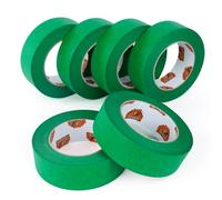 TAPEBEAR Vert Ruban de Masquage 36mm x 55m, 6x Adhésif pour les travaux