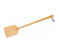 Tapette à mouche avec cuir et manche en bois