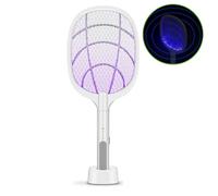 Tapette de moustique électrique, tueur de moustiques, tueur de choc - Roame - électrique domestique rechargeable deux-en-un