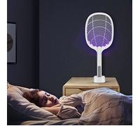 Tapette de moustique Rechargeable Usb de moustique électrique 2 en 1 Portable pour le bureau de salon de chambre à coucher
