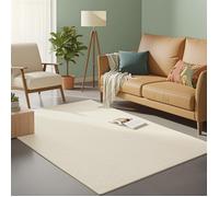Tapis, 160 x 230 cm, Antidérapant, Lavable en Machine, Moderne, Beige