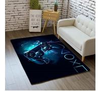 Tapis 3D Gamepad Coloré Éclaboussure Ciel Eétoilé Console de Jeu Motif ,Tapis de Sol de Grande Surface ,80×120 cm