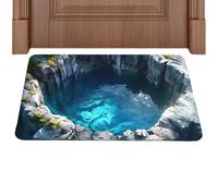 Tapis 3D Illusion d'optique - Paillasson antidérapant - Tapis 3D | Pour porche, entrée, salle de bain, cuisine, décorations d'intérieur d'Halloween