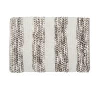 Paris Prix Tapis de salle de bain épais Rayé 50 x 75 cm Gris