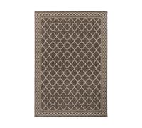 Tapis à Motifs à Poils Plats Splash Marron 160 x 230 cm