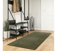 VidaXL Huarte Tapis poils courts 80x200 - Vert forêt