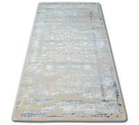 Tapis ACRYLIQUE MANYAS 0920 Bleu/Ivoire 80x150 cm
