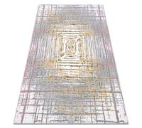 Tapis ACRYLIQUE USKUP Abstraction 353 ivoire / jaune 160x230 cm