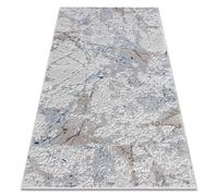 Tapis ACRYLIQUE VALS 0073 Marbre gris / ivoire 70x140 cm