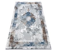 Tapis ACRYLIQUE VALS 09987A C69 74 Ornement rosette gris / ivoire 80x100 cm