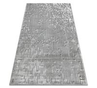 Tapis ACRYLIQUE VALS 3943 labyrinthe vintage gris 80x300 cm
