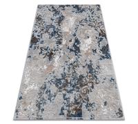 Tapis ACRYLIQUE VALS 6744 Abstraction vintage gris / bleu 80x250 cm