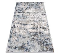 Tapis ACRYLIQUE VALS 8121 Abstraction vintage gris / bleu 70x140 cm