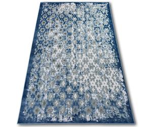 Tapis ACRYLIQUE YAZZ 7006 ORIENT gris et bleu/ivoire 160x220 cm
