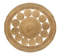 Atmosphera - Tapis ajouré en Jute D120 cm