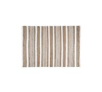 Tapis aldabra beige et blanc 60 x 90 cm