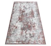 Tapis ALLURE 1959 Abstraction - Structurel élégant glamour blanc / rose 120x170 cm