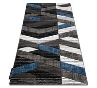 Tapis ALTER Bax des rayures bleu 140x190 cm