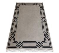 Tapis AMOUR 53071A beige - Cadre moderne élégant 78x150 cm