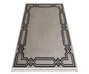 Tapis AMOUR 53071A beige - Cadre moderne élégant 98x300 cm