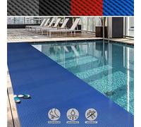 Tapis antidérapant Adria PVC antidérapant très résistant pour entrées et zones humides Bleu 120x150 cm
