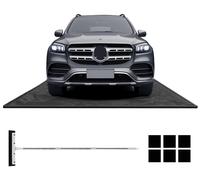 Tapis antidérapant COSTWAY, 670 x 275 cm, tapis de sol pour garage avec ruban adhésif double face, tapis anti-huile pour automobile, tapis de récupération d'huile, antidérapant, étanche, réutilisable
