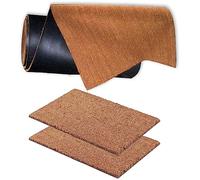 Tapis antidérapant en coco sur mesure - tapis de porte antibactériens - Pour l'intérieur et les espaces extérieurs couverts - fibres naturelles durables - 100 % coco (33 x 60 cm)