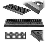 Tapis Antidérapant Extérieur 25x75cm KADAX Noir