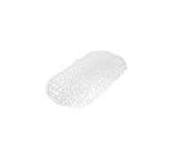 - Tapis antidérapant fond de baignoire effet galet - L. 69 x l. 36 cm - Transparent - Douceur d'intérieur