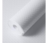 Tapis antidérapant pour tiroirs, imperméable, découpable, 60 x 200 cm, blanc