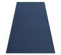 Tapis ANTIDÉRAPANT RUMBA 1390 couleur unique bleu foncé 60x200 cm