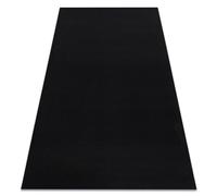 Tapis ANTIDÉRAPANT RUMBA couleur unique noir 100x100 cm