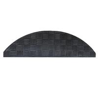 Tapis antidérapants en caoutchouc, 10 pièces, demi-rond